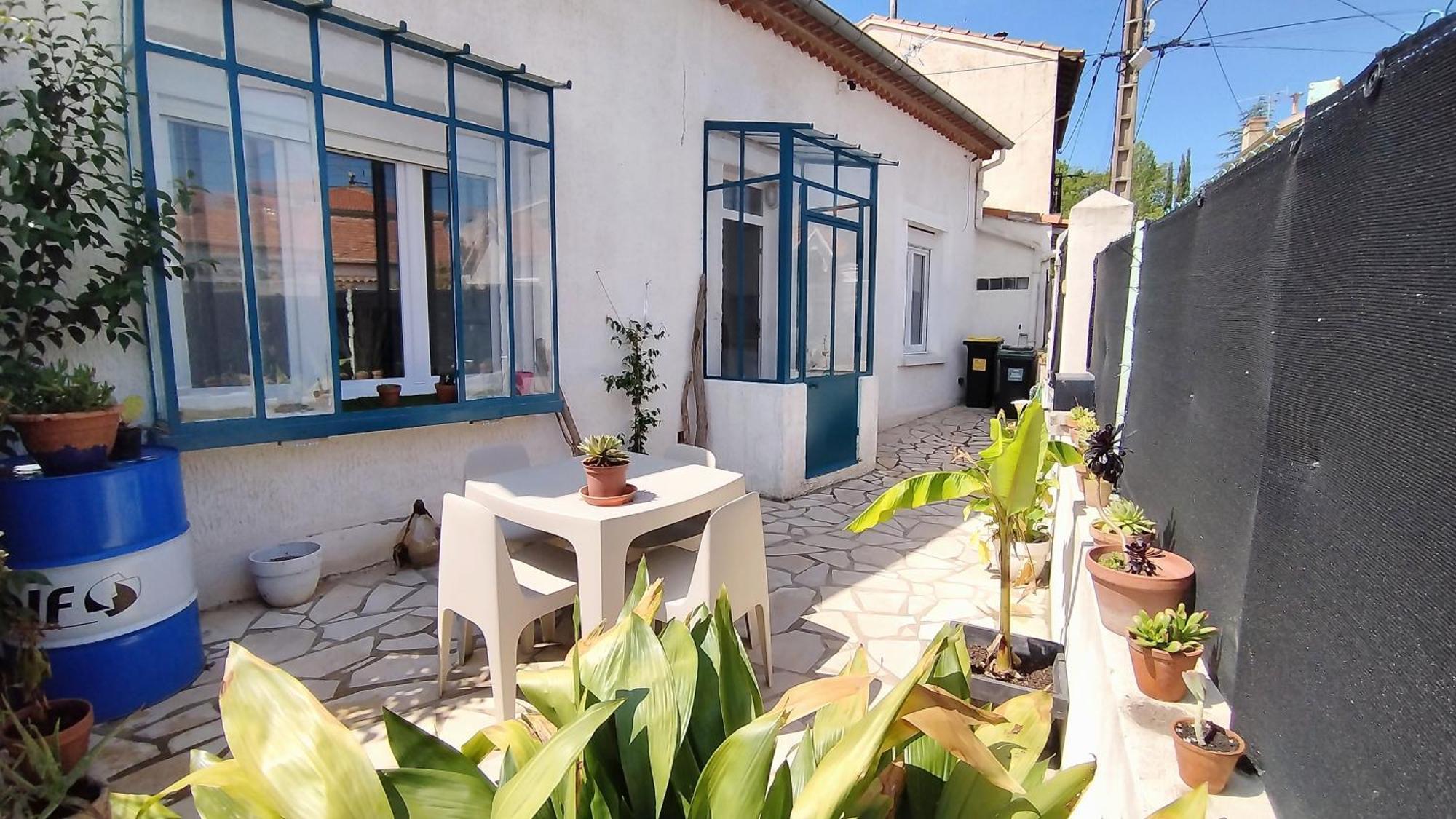 贝济耶Charmante Maison T2 De Plein Pied Avec Exterieur Calme Aux Arenes别墅 外观 照片